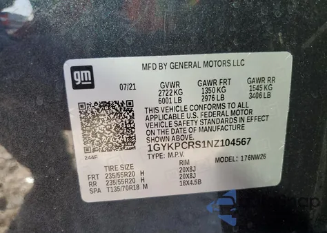 1GYKPCRS1NZ104567